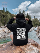 Load image into Gallery viewer, RosyRae Creations sweatshirt Block His Number Hooded Sweatshirt
