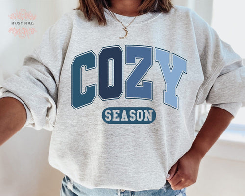 RosyRae Creations sweatshirt Cozy Season Crewneck Sweatshirt
